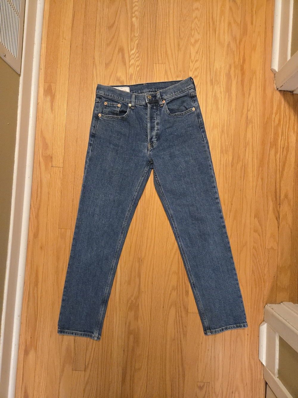 GAP Cheeky Straight High Rise Blue Jeans - Size 27/4R